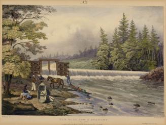The Mill Dam at Stanley (New Brunswick), October 1834