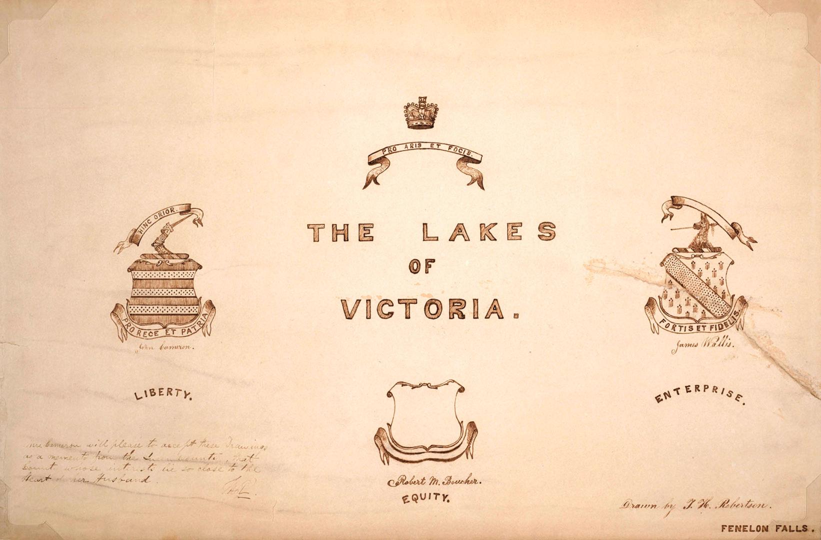 The Lakes of Victoria, Victoria County, Ontario - title page -
