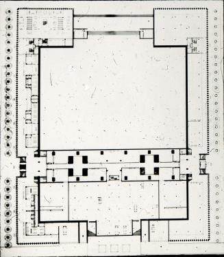 William Hayward and Associates entry City Hall and Square Competition, Toronto, 1958, floor plan