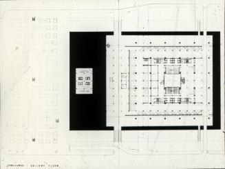 Frank Mikutowski entry City Hall and Square Competition, Toronto, 1958, floor plan