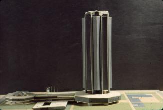J. M. Ruchti entry, City Hall and Square Competition, Toronto, 1958, architectural model