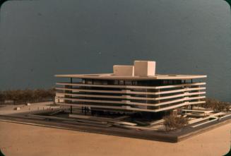 Architects Collaborative entry, City Hall and Square Competition, Toronto, 1958, architectural model