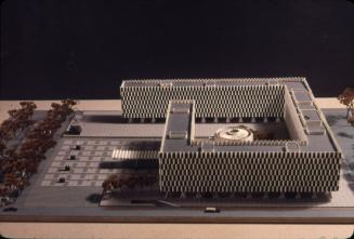 Architects' Co-Partnership entry, City Hall and Square Competition, Toronto, 1958, architectural model