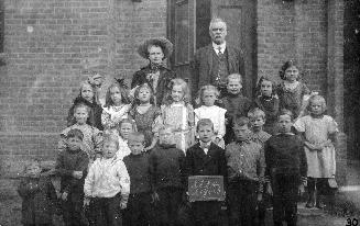 Children in Mr. Harper's class, Willowdale School