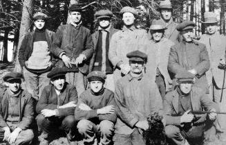 Downsview Gun Club at shooting range in Wardlaw's Bush