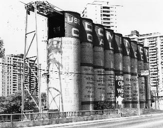 Dominion Coal and Wood Ltd. silos, Merton Street, southwest corner of Mount Pleasant Road, Toro ...