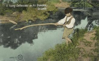 A young enthusiast on the Humber, Toronto