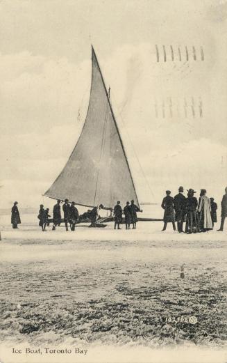 Ice boat, Toronto Bay