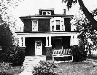 Charles Ross Davis House, Davisville Avenue, north side, between Yonge Street and Mount Pleasan ...