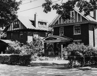  Image shows two houses on Highbourne Road, east side, between Eglinton Avenue West and College ...