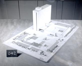 F. Wienker entry, City Hall and Square Competition, Toronto, 1958, architectural model