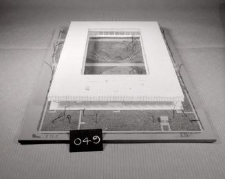 R. C. Knight entry, City Hall and Square Competition, Toronto, 1958, architectural model