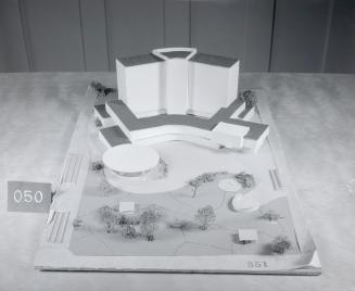 A. Webber entry, City Hall and Square Competition, Toronto, 1958, architectural model