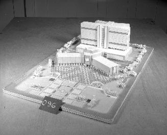 C. Frey entry, City Hall and Square Competition, Toronto, 1958, architectural model