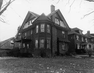 House, Alexandra Boulevard, southeast corner of Heather Street, Toronto, Ontario. Image shows a…