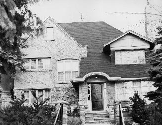 John Firstbrook House, St. Edmunds Drive at Weybourne Crescent, Toronto, Ontario. Image shows a ...