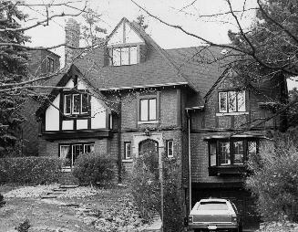 Frederick B. Housser House, 82 Glengowan Road, north side, west of Mount Pleasant Road, Toronto ...