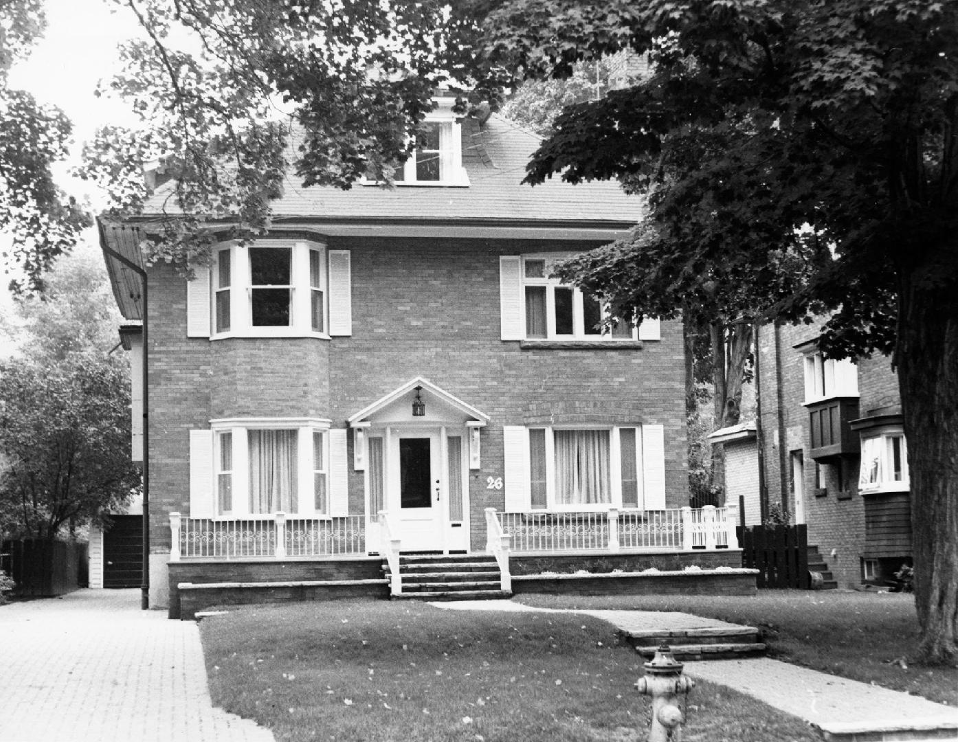 Image shows a residential two storey with an attic house at 26 Glengrove Avenue West, Toronto, …