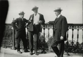 Arthur Conan Doyle and two men, Ottawa, 1914 July 2