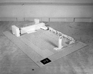 A. Botenbal entry, City Hall and Square Competition, Toronto, 1958, architectural model