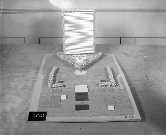 André Remondet entry, City Hall and Square Competition, Toronto, 1958, architectural model