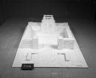 L. Kurpatow entry, City Hall and Square Competition, Toronto, 1958, architectural model