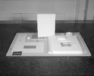 R. M. Legge entry, City Hall and Square Competition, Toronto, 1958, architectural model