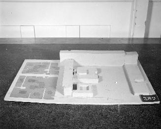 A. West Snowdon Robertson entry, City Hall and Square Competition, Toronto, 1958, architectural model