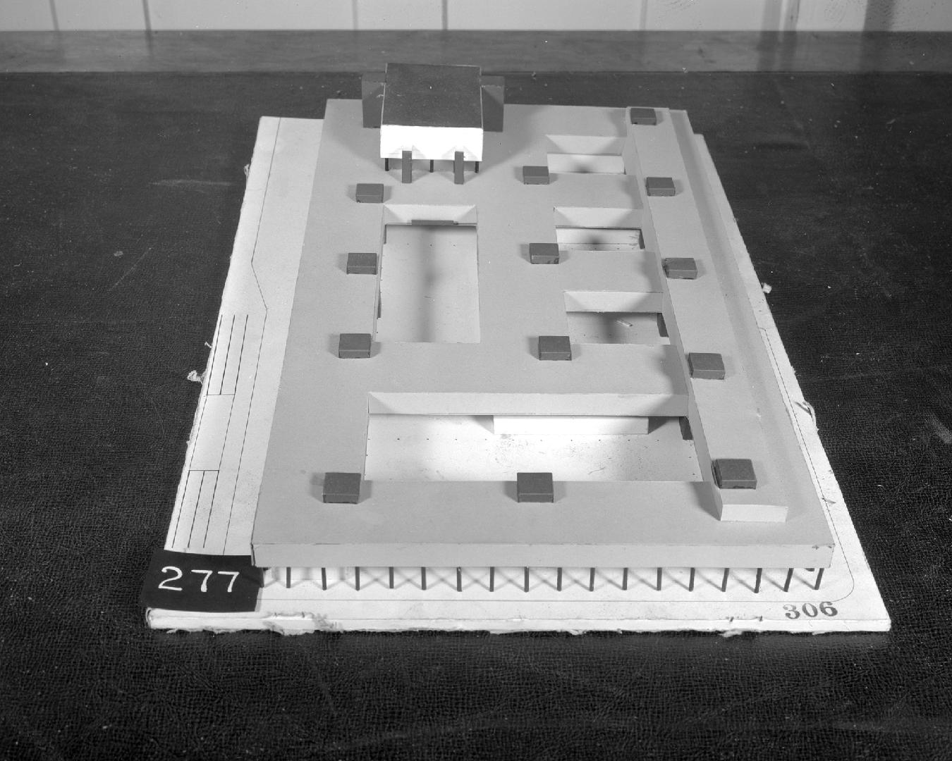 H. V. Andersen entry, City Hall and Square Competition, Toronto, 1958, architectural model