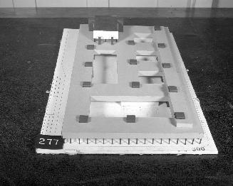 H. V. Andersen entry, City Hall and Square Competition, Toronto, 1958, architectural model