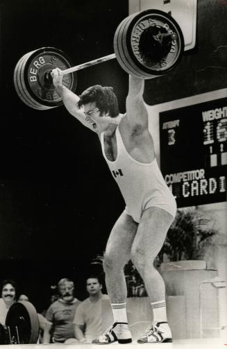 Marc Cardinal weightlifter at Pan Am Games