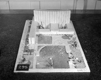 A. Vilmanis entry, City Hall and Square Competition, Toronto, 1958, architectural model