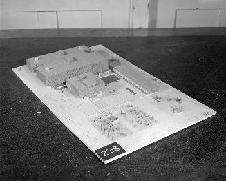 Arch. Artist Group entry, City Hall and Square Competition, Toronto, 1958, architectural model