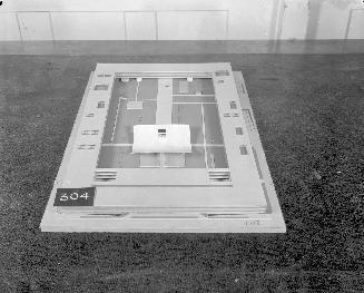 A. Gaillard entry, City Hall and Square Competition, Toronto, 1958, architectural model