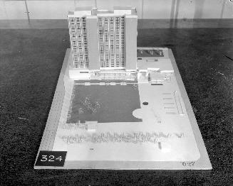A. Park and D. Duck entry, City Hall and Square Competition, Toronto, 1958, architectural model