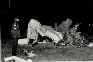 Crash Scene: A pilot calmly reported loss of power before he died when his Piper Twin Comanche fell out of the sky' at Toronto Island Airport