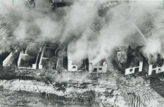 Homes gutted