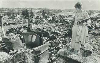 'I remember all the good times,' Margaret Shepherd said as she returned to Cobalt to view the ashes of the house in which she was born