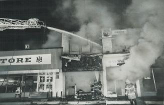 Eight stores destroyed