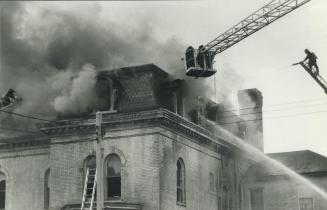 Historic building destroyed in blaze