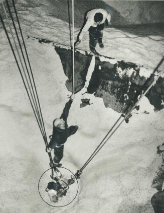 Rescuers at work