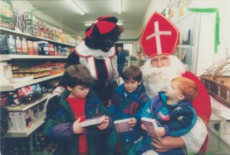 Sunterklaas and Zwarte Piet