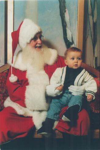 Santa and Nicholas Vella