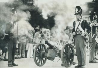 Dominion Day celebrations took place yesterday at Nathan Phillips Square as members of the guard at Fort York fired a cannon to celebrate Canada's 106(...)