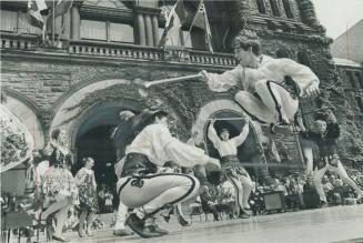 At Queen's park, the St. Stanislaus Polish dancers were among the traditions woven into ceremonies commemorating the 103rd anniversary of Confederatio(...)