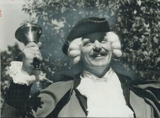 In York, official town crier Hamar (Tug) Wilson was master of ceremonies during a children's show in Coronation Park, which included a boy born in Ita(...)