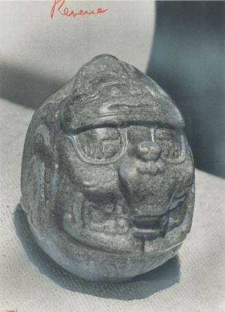 Mayan Jade Head. Museum will toss for it