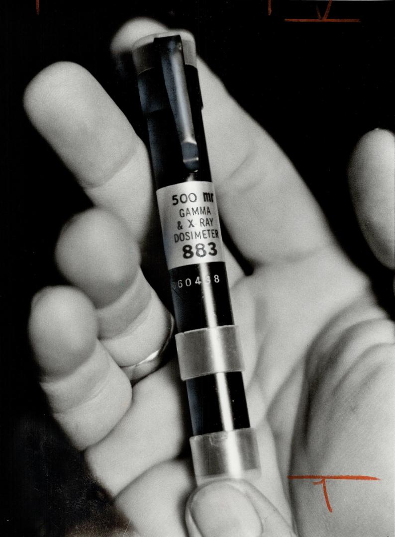 Device measures radiation