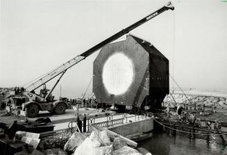 Reactor core floats to station