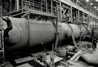Moisture Separator Reheater (MSR) inside Darlington Nuclear Power Station